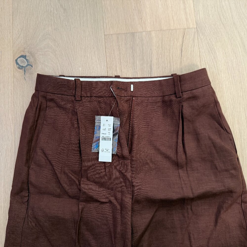JCrew Petite Wide Leg Linen Pants